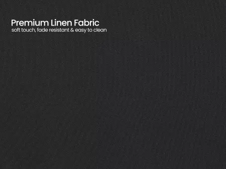 Chloe King Size Double Bed in Black Color